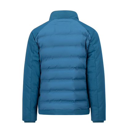 Fynch-Hatton Dark Teal Soft Zip Up Jacket with Practical Pockets