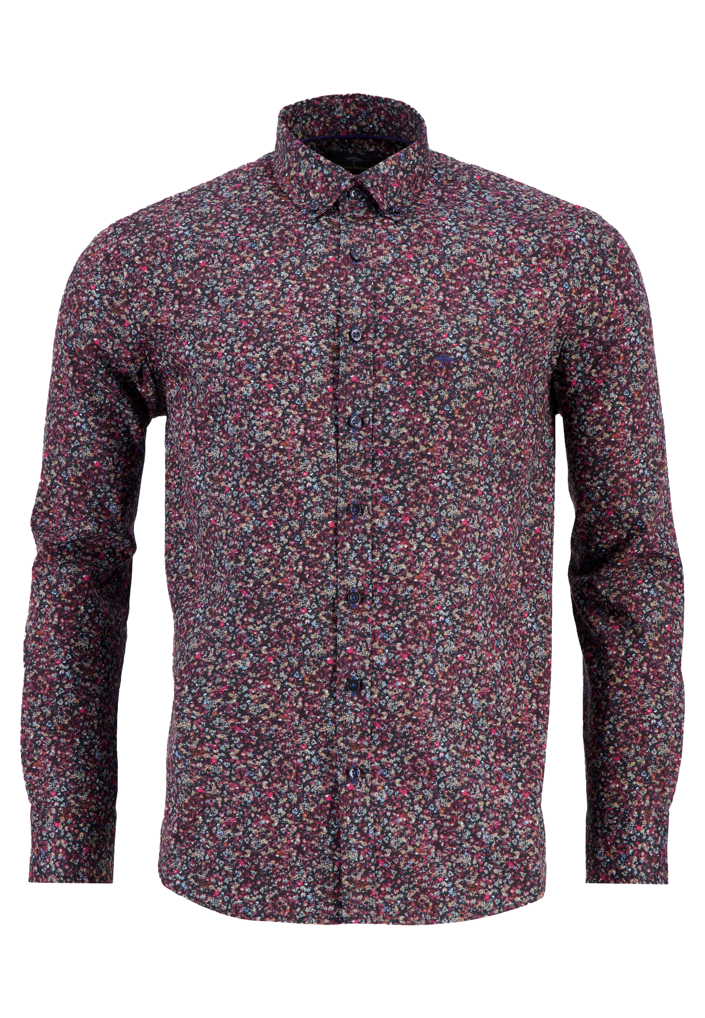 Fynch-Hatton Winter Prints Minimals Long Sleeve Shirt