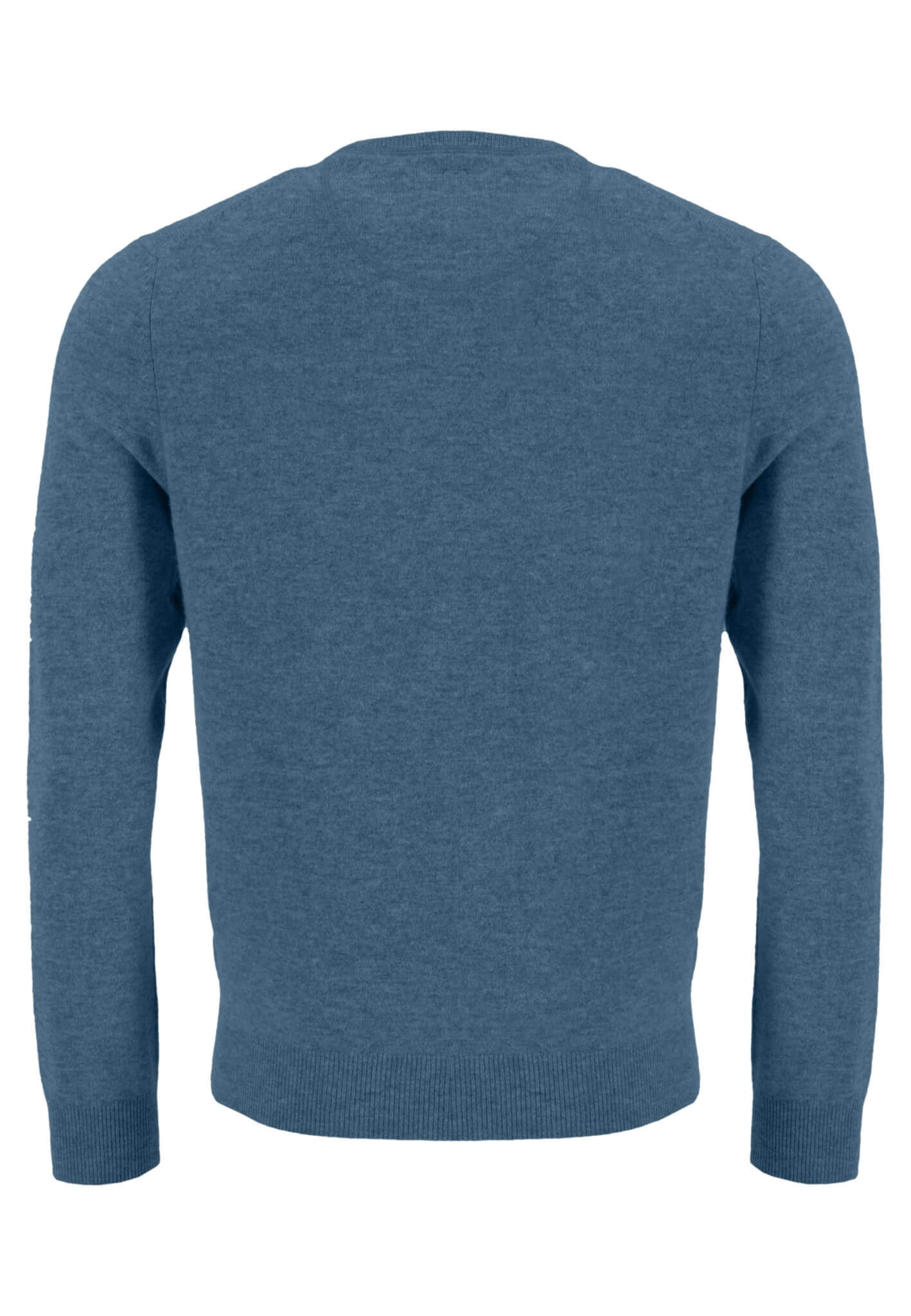 Fynch-Hatton V Neck Merino/Cashmere Blue